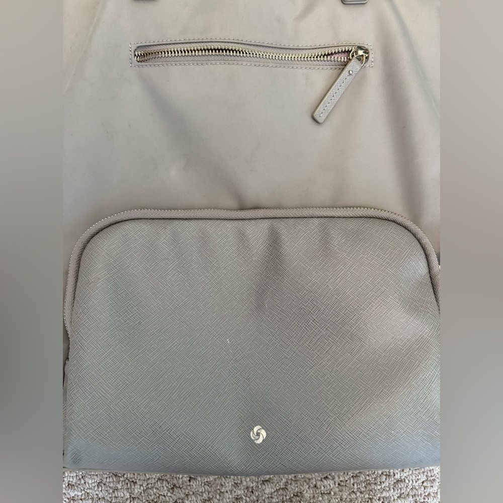 Samsonite- GrayWomen's Bag light purple inside - Picture 2 of 13